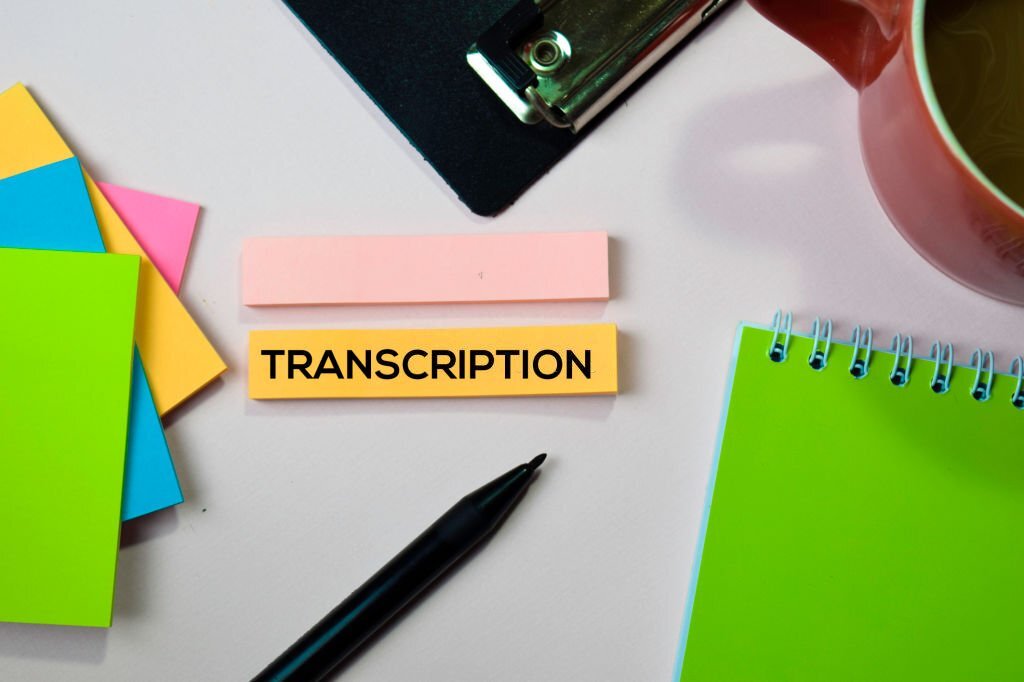 serviços financeiros de transcrição